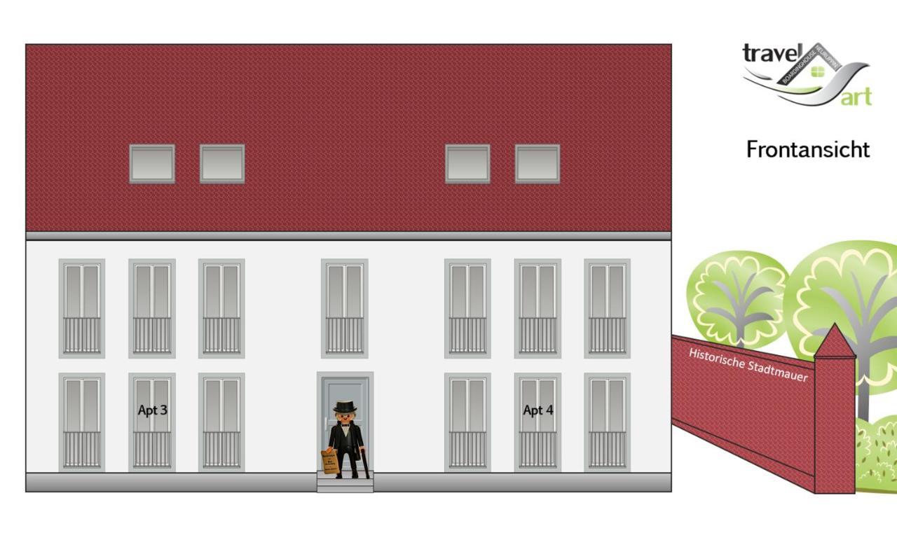 Travel Art Boardinghouse Aparthotel Neuruppin Luaran gambar